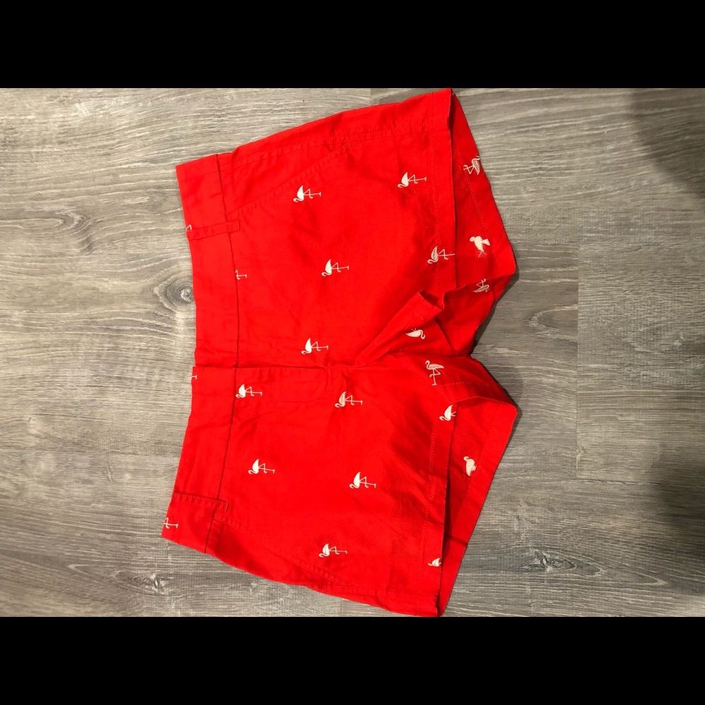 beautiful red shorts